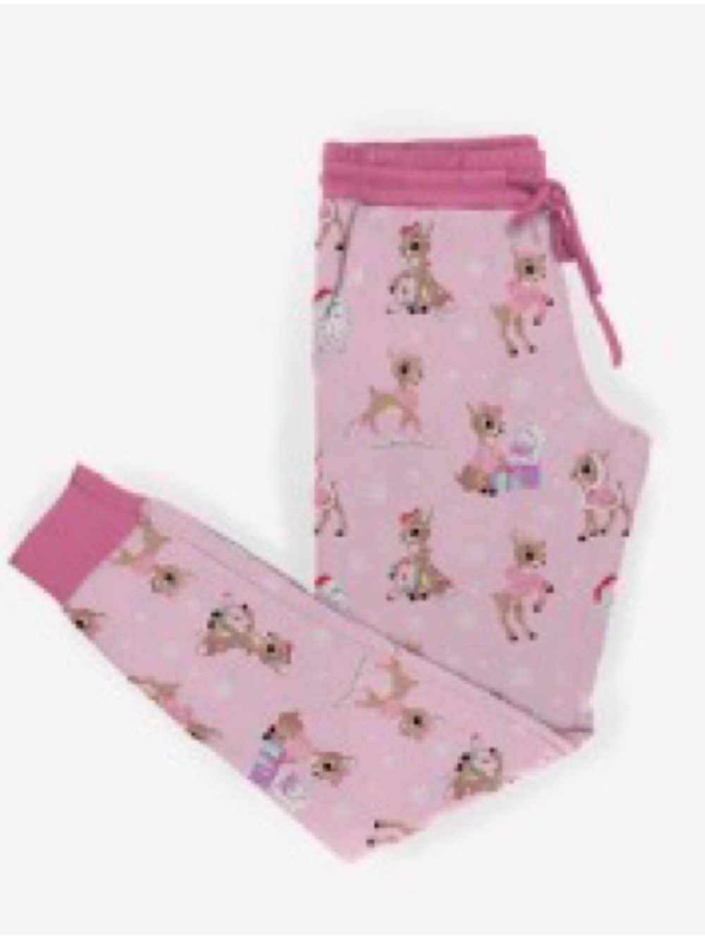 The Sleepy Sloth Clarice Women’s 2XL Bamboo Jogger Pajama Pants Rudolph NWT